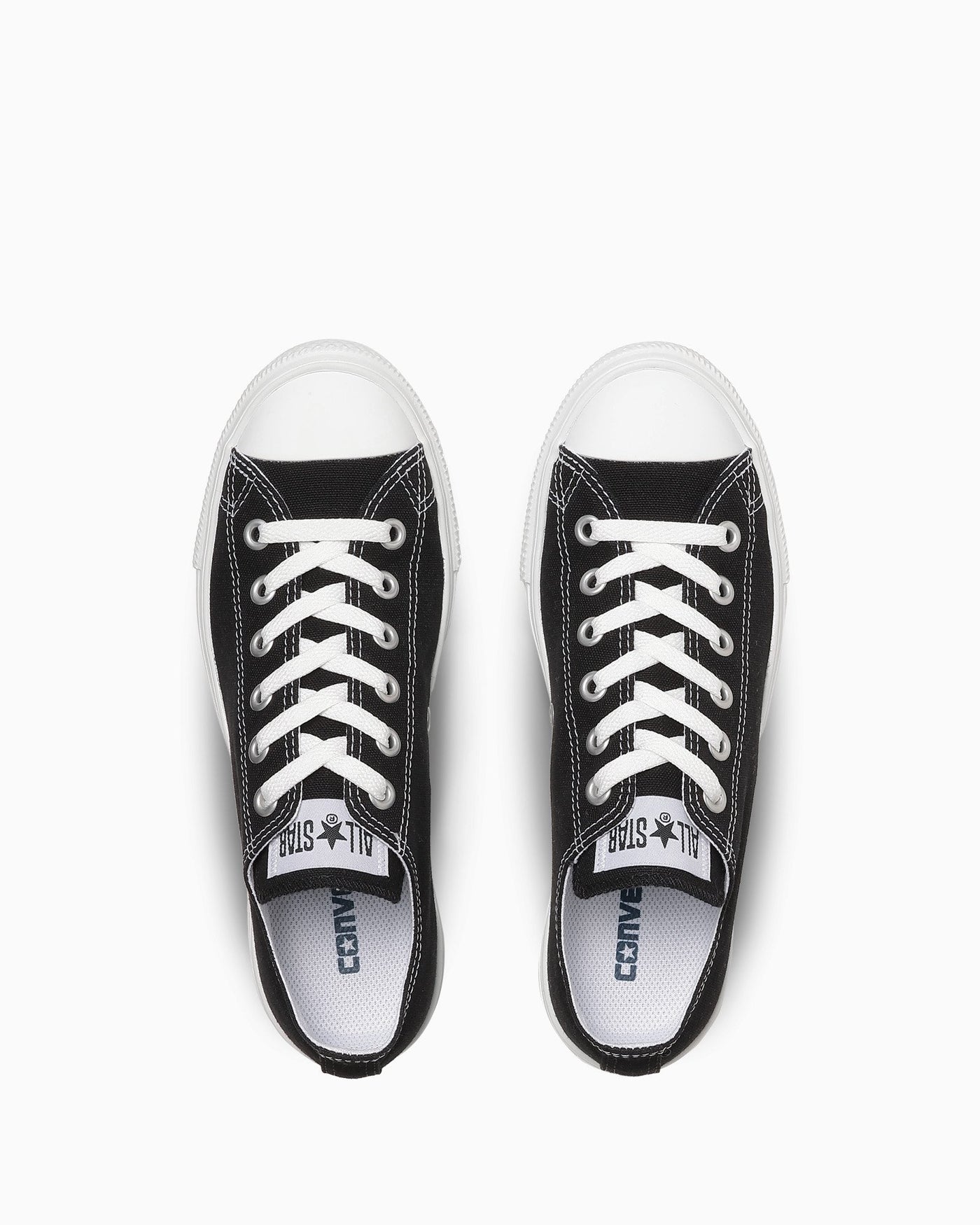 Converse All Star Light OX Low-Top Sneaker Black/White 圖 3