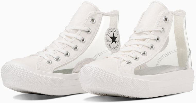 (W) Converse All Star Light Platform High-Top Putih Material Lutsinar. 31312020 Buy (W) Converse All Star Light Platform High-Top Putih Material Lutsinar. 31312020