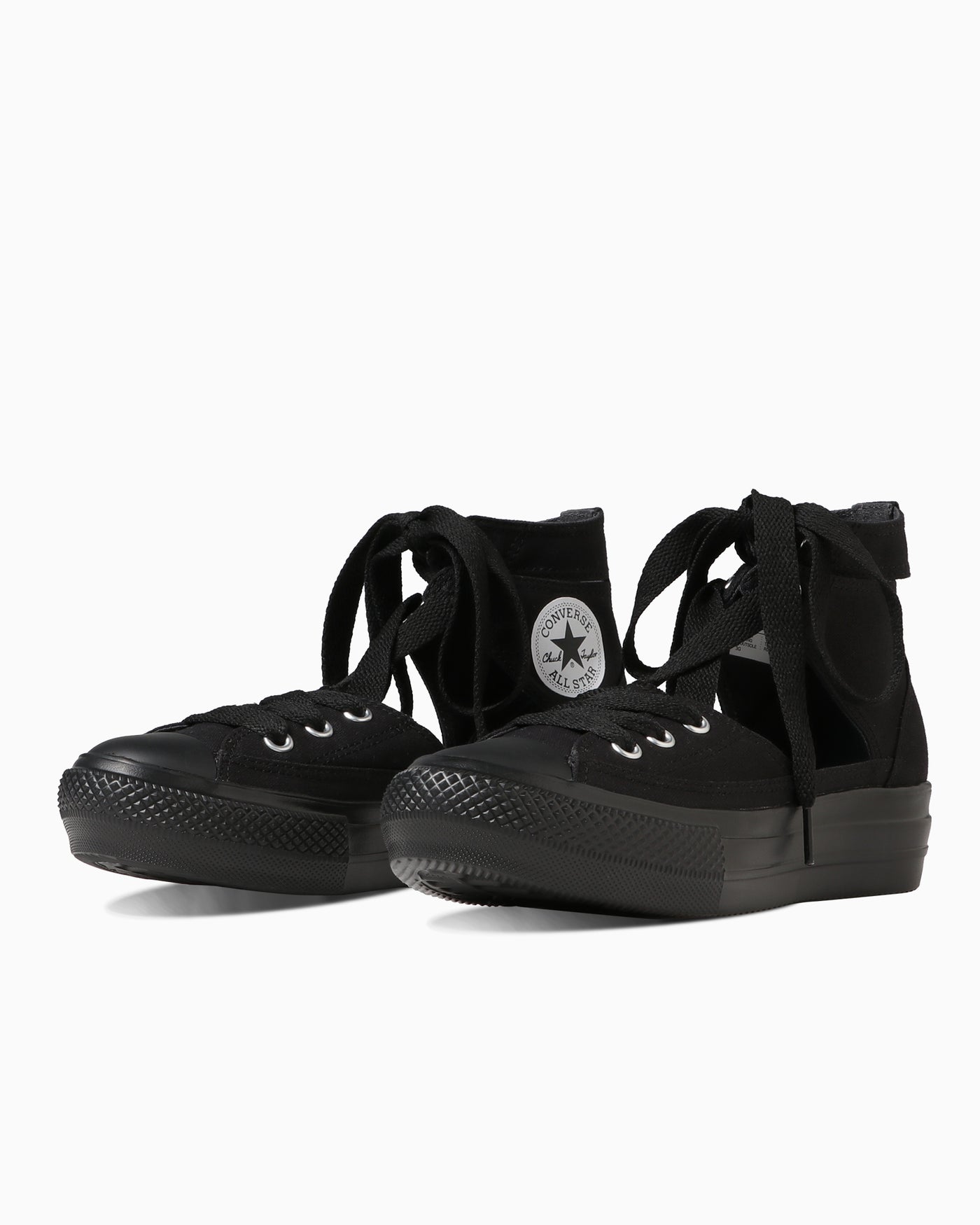 (Women) Converse All Star Light Platform Ghillie Hi Sneakers Black Monochrome 31309200