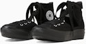 Buy (Women) Converse All Star Light Platform Ghillie Hi Sneakers Black Monochrome 31309200