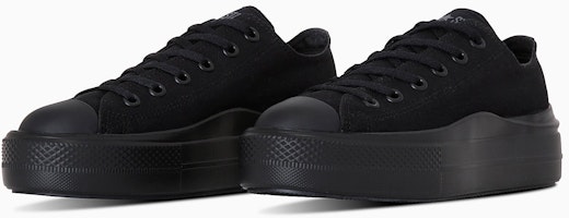 (Women) Converse All Star Light Platform II Low Ox Sneakers Black Monochrome 31313280 (Women) Converse All Star Light Platform II Low Ox Sneakers Black Monochrome 31313280