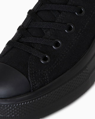 (Women) Converse All Star Light Platform II Low Ox Sneakers Black Monochrome 31313280 Details for (Women) Converse All Star Light Platform II Low Ox Sneakers Black Monochrome 31313280