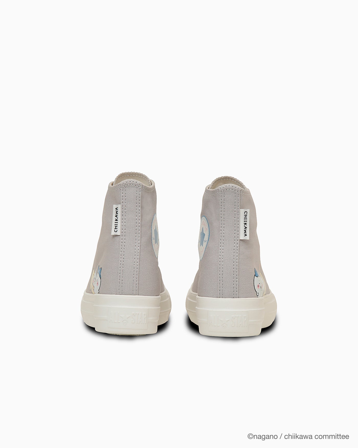 Shop (W) Converse All Star 厚底帆布鞋 PT HI "千巷" 奶油色 31315242