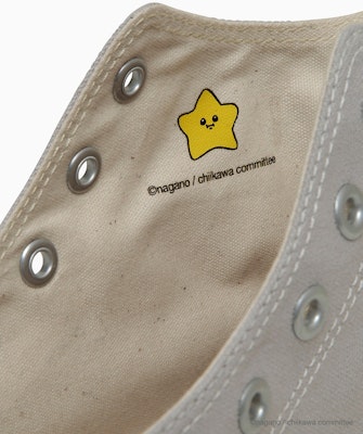 (W) コンバース オールスター ライト プラットフォーム PT HI "ちいかわ" クリーム 31315242 2