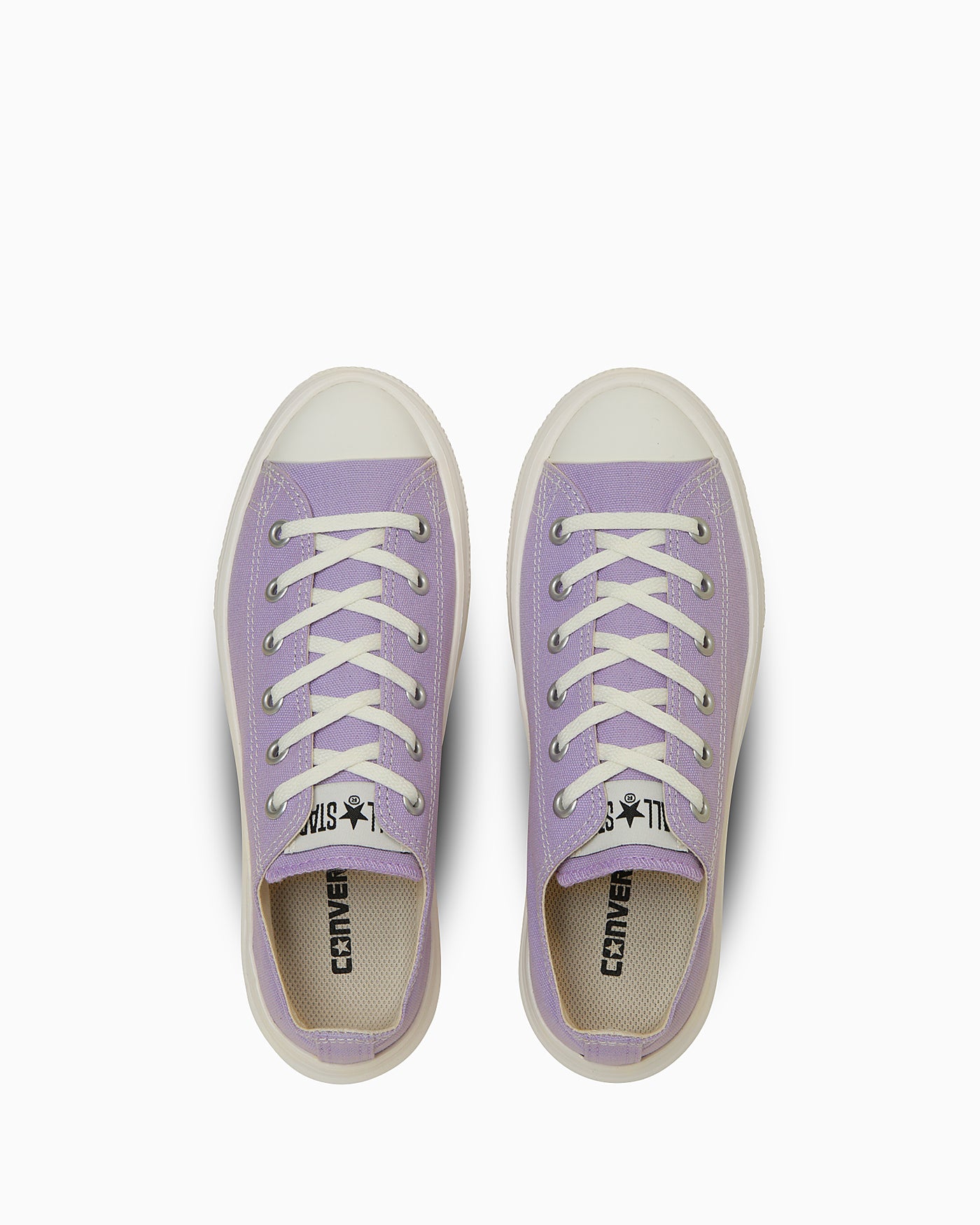 Lookbook (W) Converse All Star Light Platforms II OX Pebble Beige Wanita Beige Sneakers 31313991