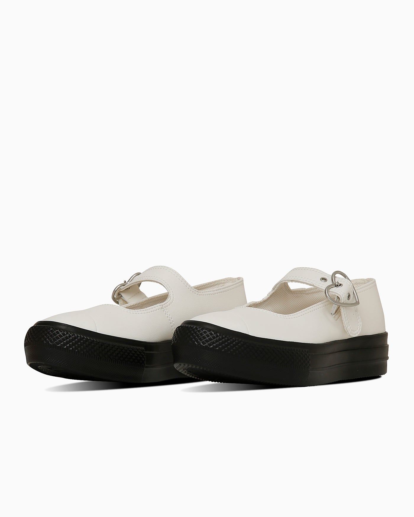 (Women) Converse All Star Light Platforms MJ Heartbuckle OX Sneakers White/Black 31314010