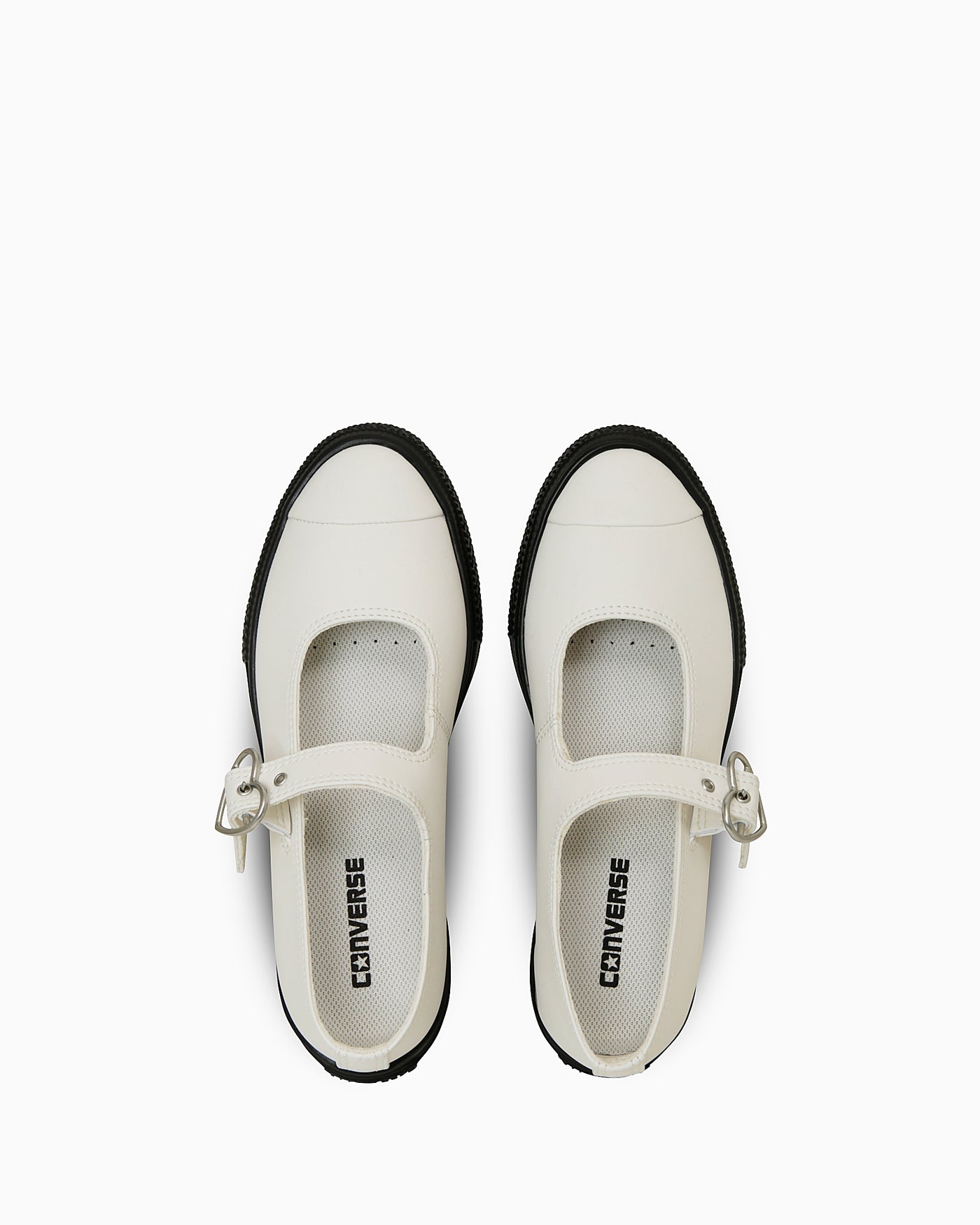 Lookbook (W) コンバース オールスター ライト プラットフォーム MJ ハートバックル OX 白/黒 31314010