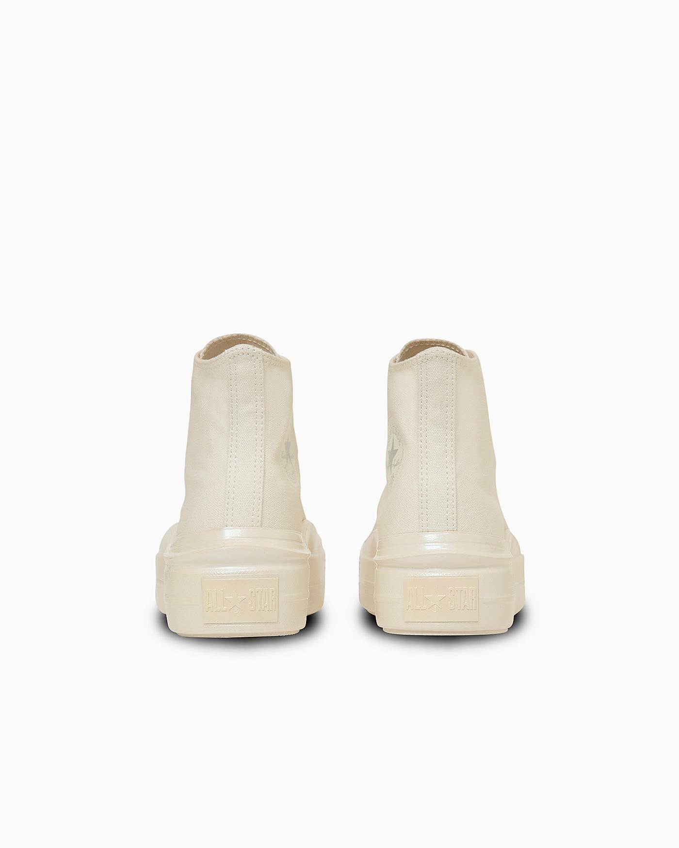 Shop (W) Converse All Star Light PLTS II Suela Holo Alta Blanco/Perla 31315720