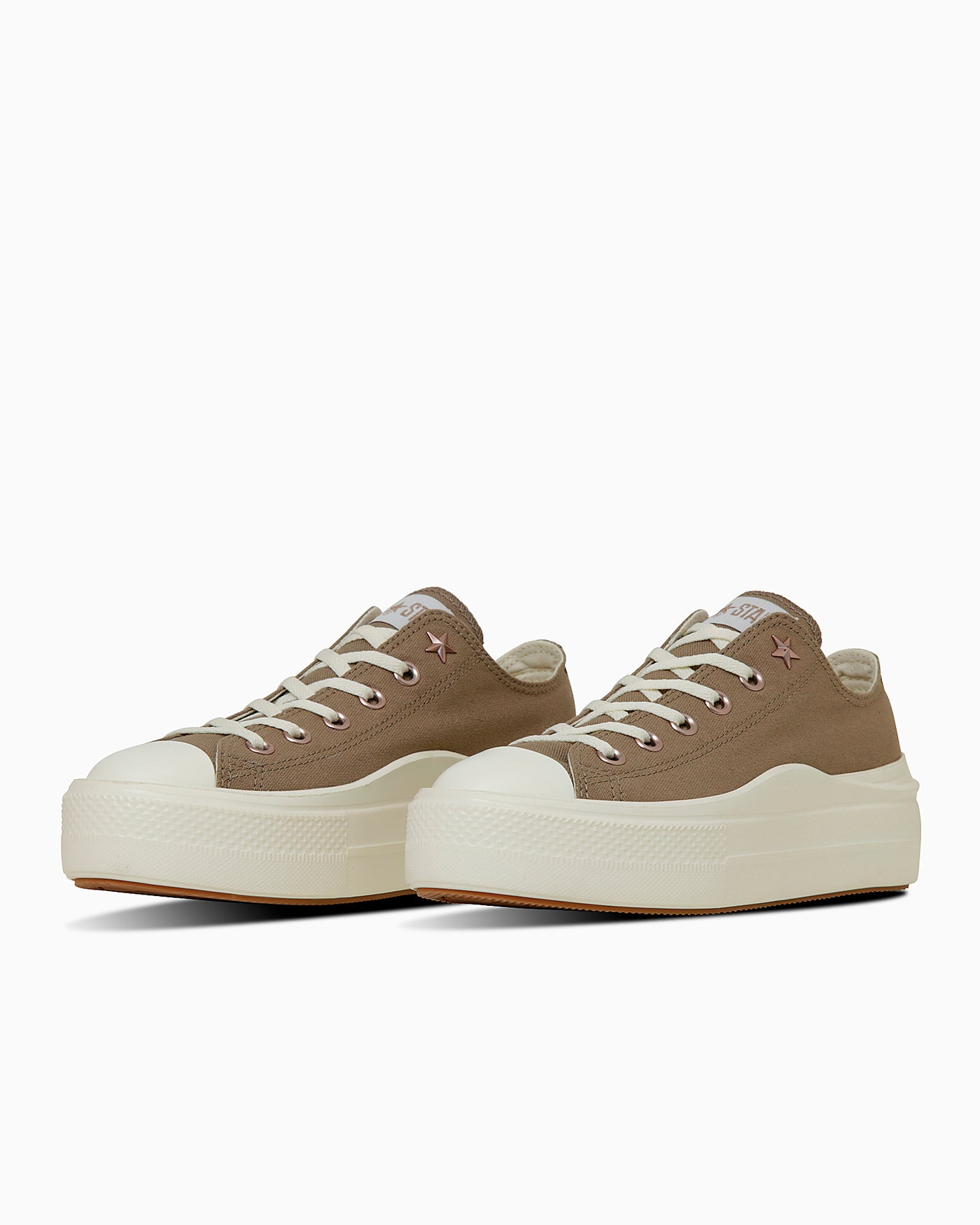 (Women) Converse All Star Light PLTS II PG Ox Sneakers Greige  a blend of grey and beige 31314910