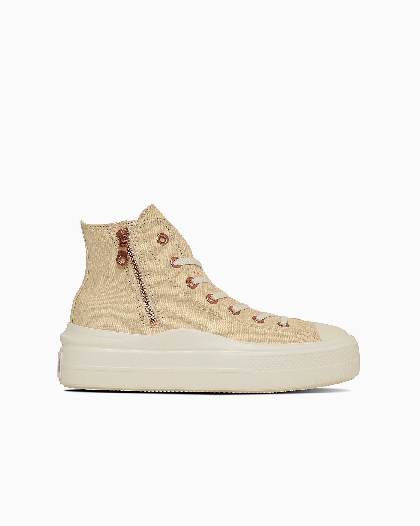 Lookbook (Women) Converse All Star Light PLTS II Z Hi Sneakers Cream 31315982