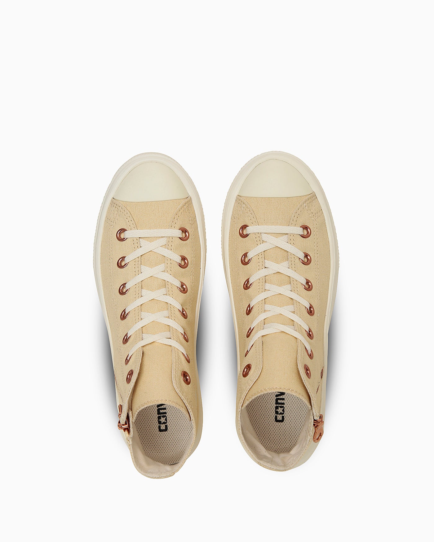 Shop (Women) Converse All Star Light PLTS II Z Hi Sneakers Cream 31315982