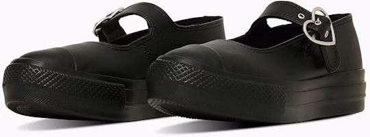 (Women) Converse All Star Light PLTS MJ Heartbuckle OX Sneaker White/Black 31314011 (Women) Converse All Star Light PLTS MJ Heartbuckle OX Sneaker White/Black 31314011