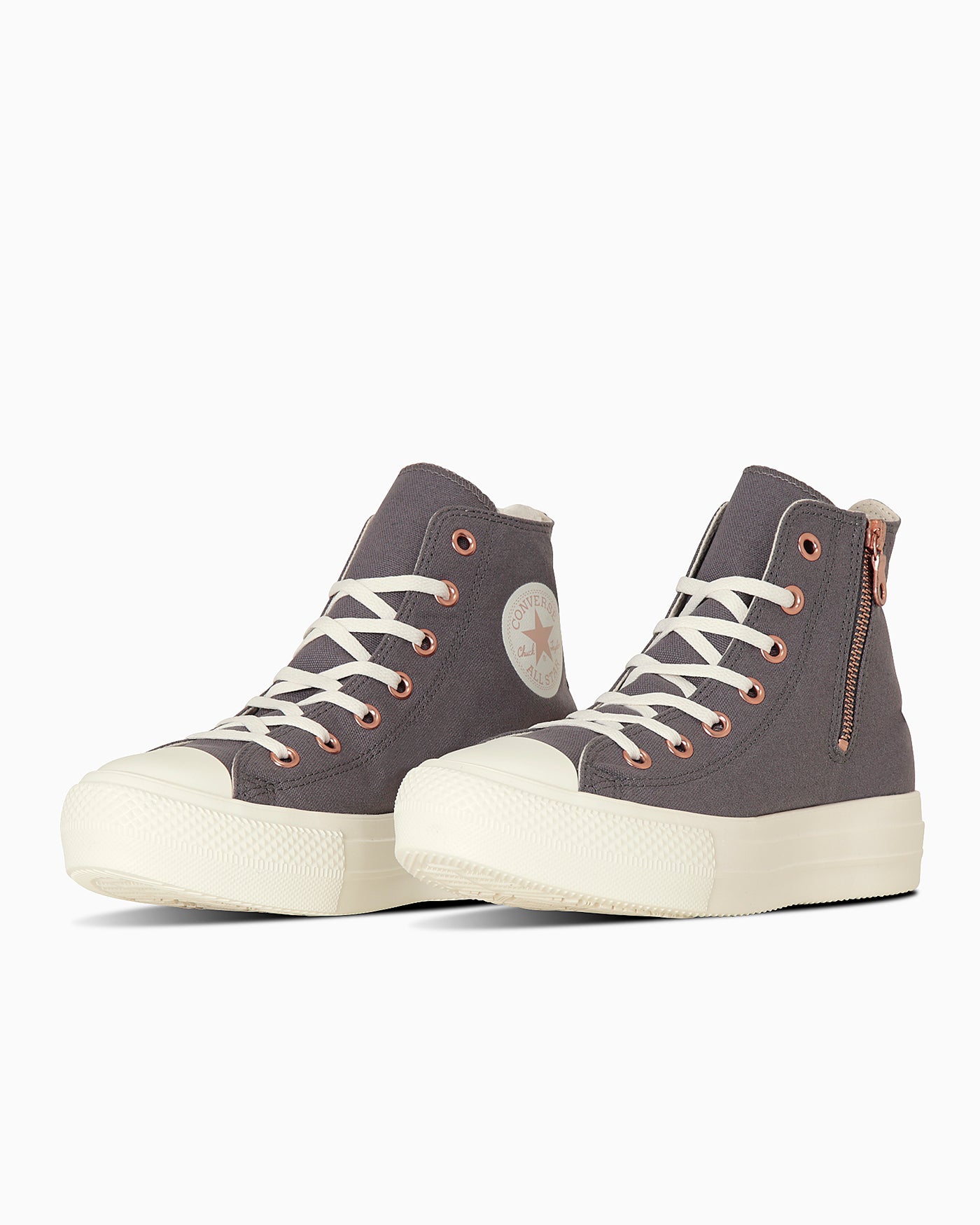 (Women) Converse All Star Light PLTS PG Z Hi  Sneakers Deep Gray 31313490