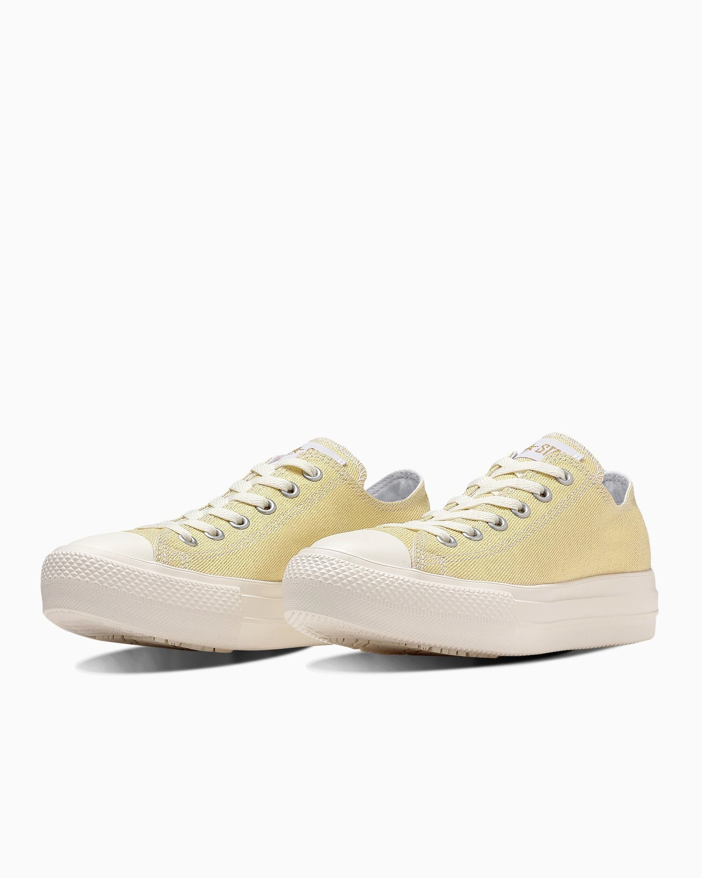 (Women) Converse All Star Light PLTS Shiny Canvas OX Sneakers Gold 31312850