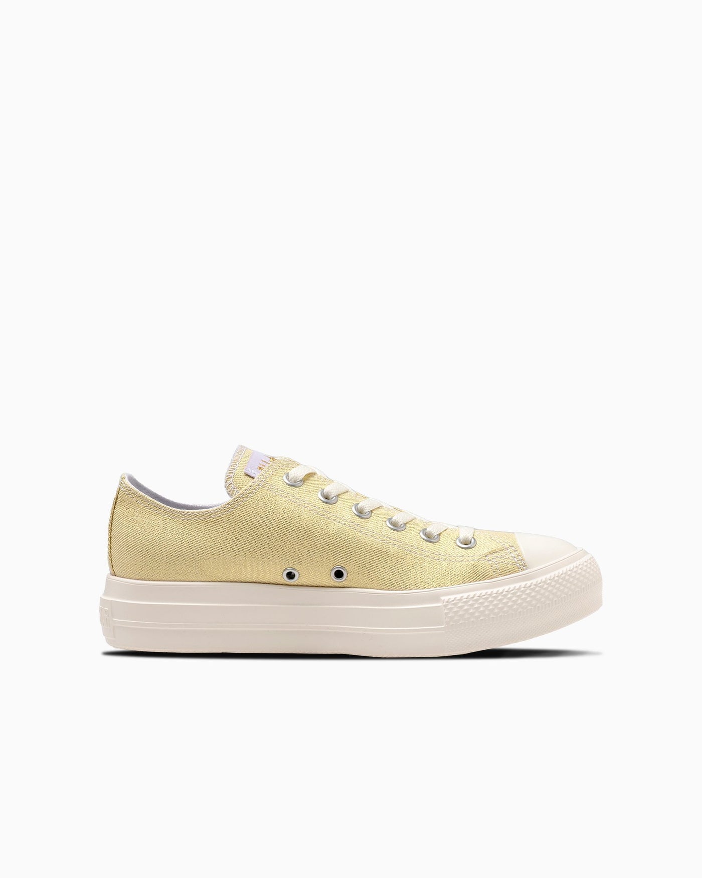 Order (W) Converse All Star Light PLTS Shiny Canvas OX Sneakers Emas 31312850