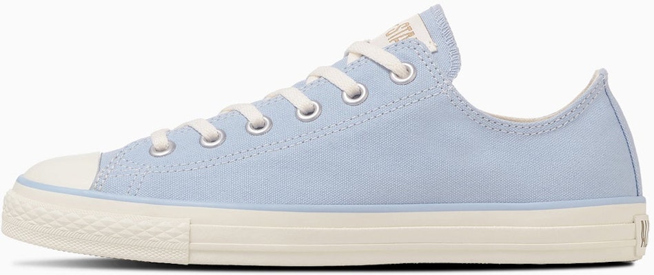 (W) コンバース オールスター ロープロファイル ノーチャック オックスフォード 青/コーヒー 31317252 1