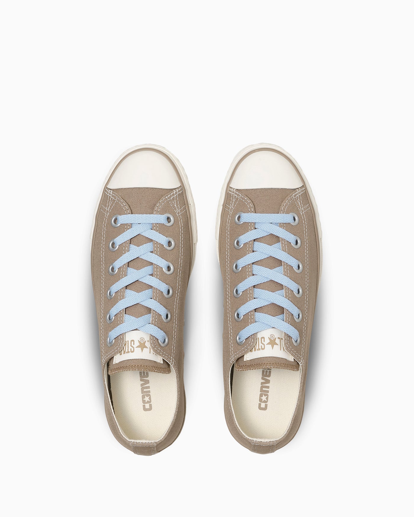 Shop (W) Converse All Star Low Profile Sin Cuello Ox Café/Azul Claro 31317251