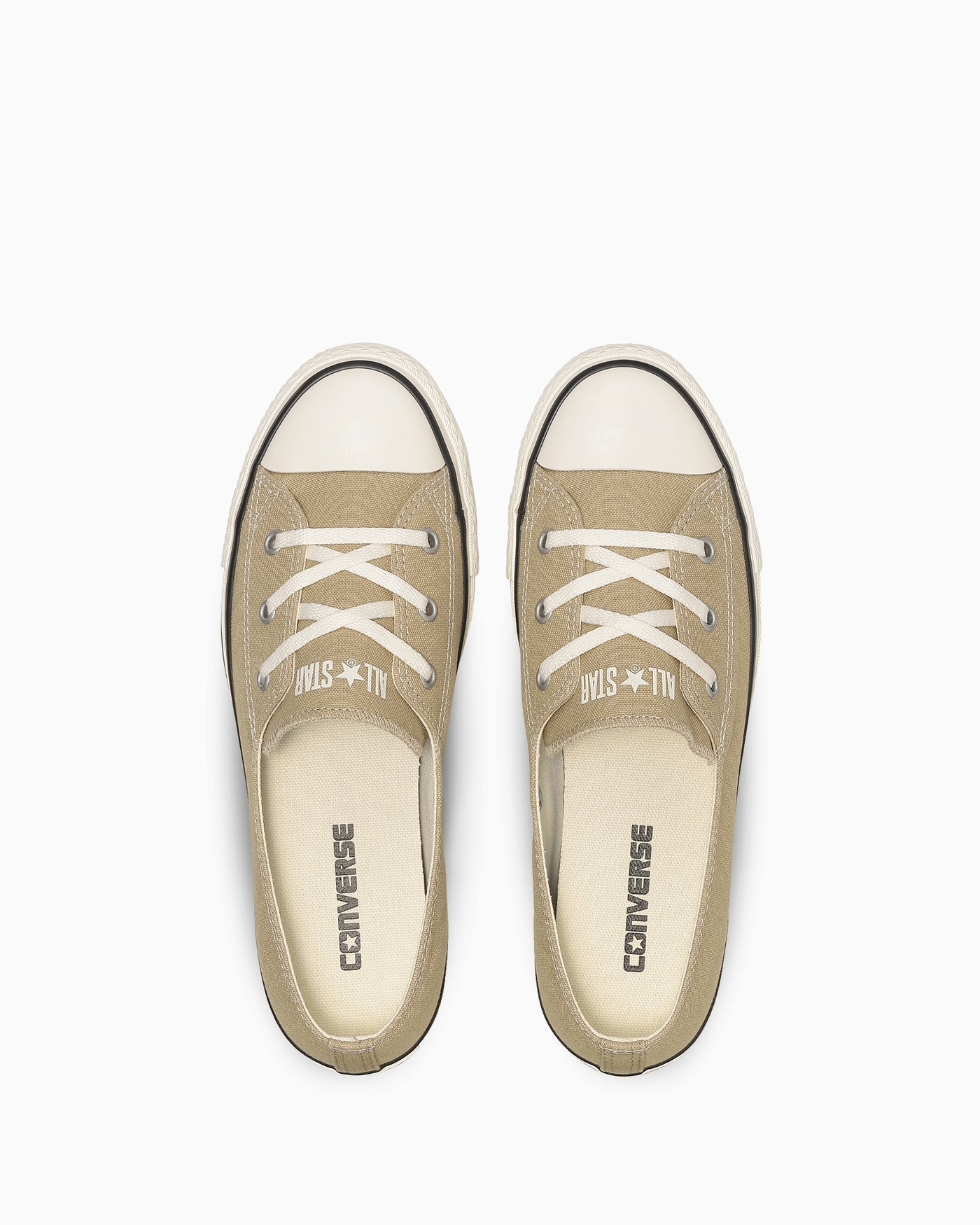 Shop (W) 컨버스 올스타 LP 펌프스 OX 로우탑 스니커즈 베이지 31318273