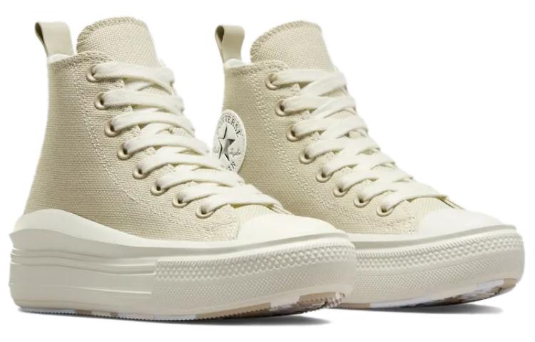 Lookbook (W) Converse All Star Move High 'Canvas Beige' A09100C