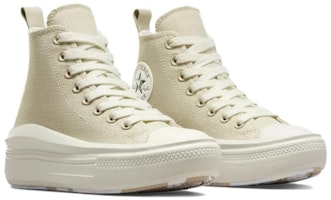 Converse All Star Move 防滑耐磨 高筒 帆布鞋 女式 米色 Lookbook Converse All Star Move 防滑耐磨 高筒 帆布鞋 女式 米色