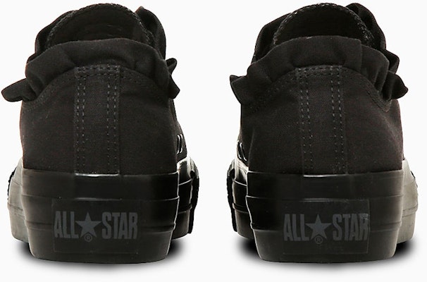 (W) 컨버스 올스타 OX 플랫폼 프릴 슬립 스니커즈 블랙 모노크롬 31315410 Shop (W) 컨버스 올스타 OX 플랫폼 프릴 슬립 스니커즈 블랙 모노크롬 31315410