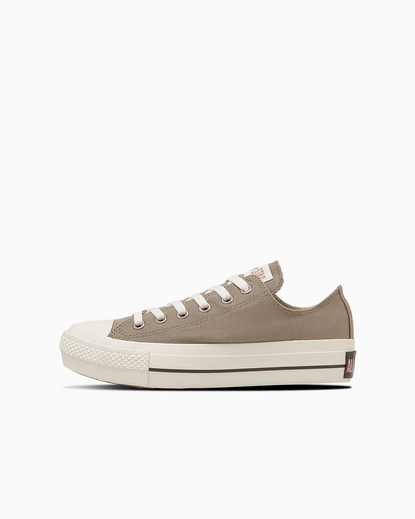(Women) Converse All Star Plateaus Logo Deubre PG Ox Taupe 31317270