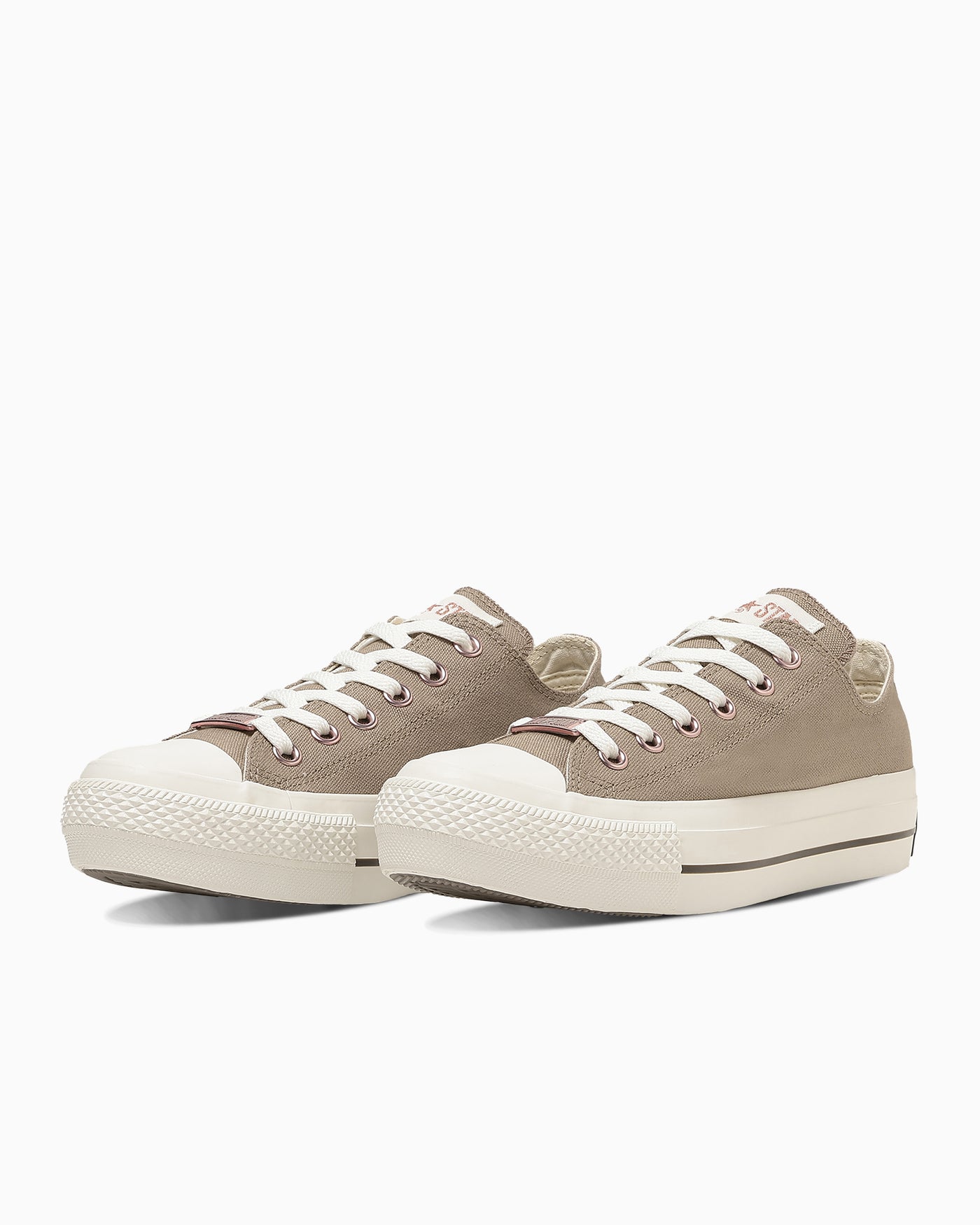 Order (W) Converse All Star Plateaus Logo Deubre PG Ox Color Taupe 31317270