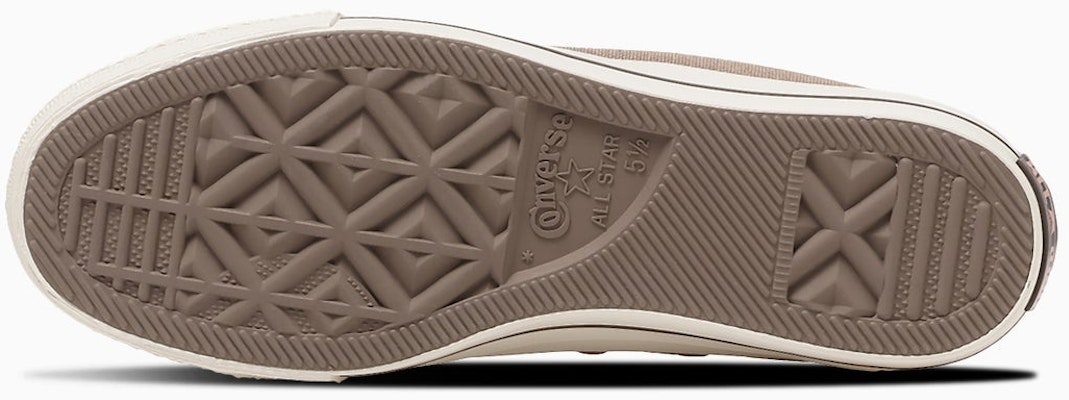 (W) Converse All Star Plateaus Logo Deubre PG Ox Color Taupe 31317270 Details for (W) Converse All Star Plateaus Logo Deubre PG Ox Color Taupe 31317270