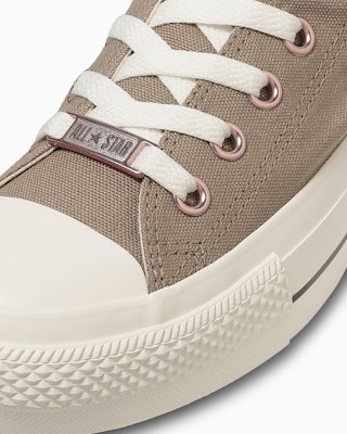 (W) Converse All Star Plateaus Logo Deubre PG Ox Color Taupe 31317270 Sizing (W) Converse All Star Plateaus Logo Deubre PG Ox Color Taupe 31317270