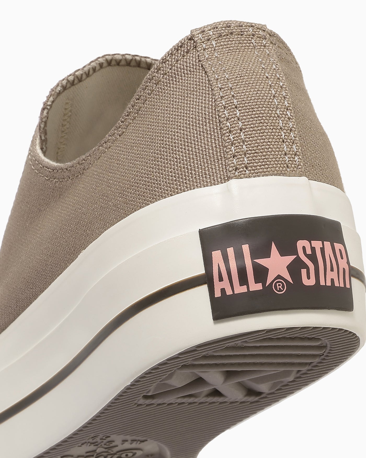 Cheap (W) Converse All Star Plateaus Logo Deubre PG Ox Color Taupe 31317270