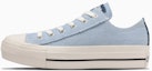 Buy (W) Converse All Star 厚底牛仔布低筒運動鞋 淺藍色 31312180