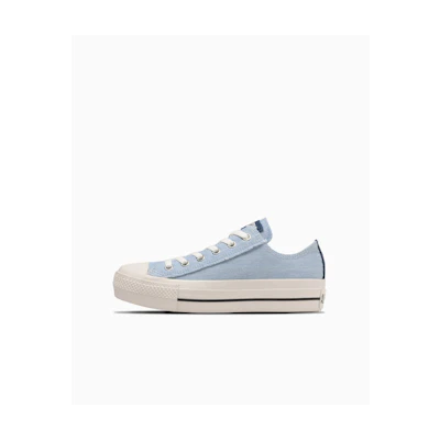 (W) Converse All Star Platform Denim Ox Low Sneakers Light blue