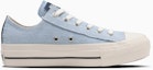 Lookbook (W) Converse All Star 厚底牛仔布低筒運動鞋 淺藍色 31312180