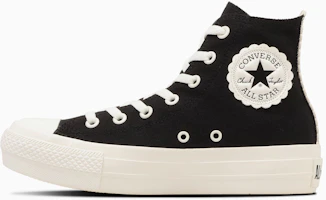 (Women) Converse All Star Platform Flowercut High-Top Sneakers Black/White 31318810 (Women) Converse All Star Platform Flowercut High-Top Sneakers Black/White 31318810