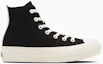 Lookbook (Women) Converse All Star Platform Flowercut High-Top Sneakers Black/White 31318810