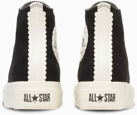 (Women) Converse All Star Platform Flowercut High-Top Sneakers Black/White 31318810 Purchase (Women) Converse All Star Platform Flowercut High-Top Sneakers Black/White 31318810