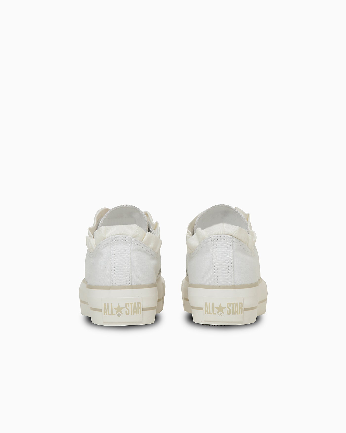 Shop (W) Converse All Star Platform Frill Slip Ox Putih/Beige Kusam 31315110