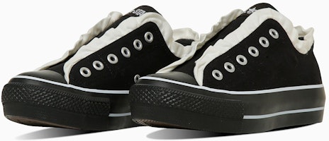 (Women) Converse All Star Platform Frillslip OX Sneakers Pure White/Dusty Beige 31315111 (Women) Converse All Star Platform Frillslip OX Sneakers Pure White/Dusty Beige 31315111