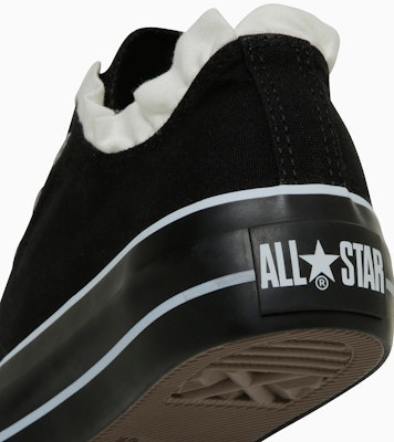 (W) コンバース オールスター プラットフォーム フリルスリップ OX スニーカー ピュアホワイト/ダスティベージュ 31315111 Sizing (W) コンバース オールスター プラットフォーム フリルスリップ OX スニーカー ピュアホワイト/ダスティベージュ 31315111