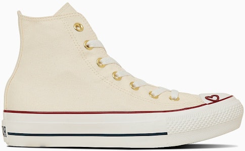 (W) コンバース オールスター プラットフォーム ハートポイント ハイ スニーカー ペールアイボリー 31315780 Order (W) コンバース オールスター プラットフォーム ハートポイント ハイ スニーカー ペールアイボリー 31315780