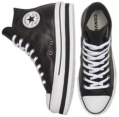 Converse All Star系列 Platform Layer 高筒 球鞋 女款 黑白 Shop Converse All Star系列 Platform Layer 高筒 球鞋 女款 黑白