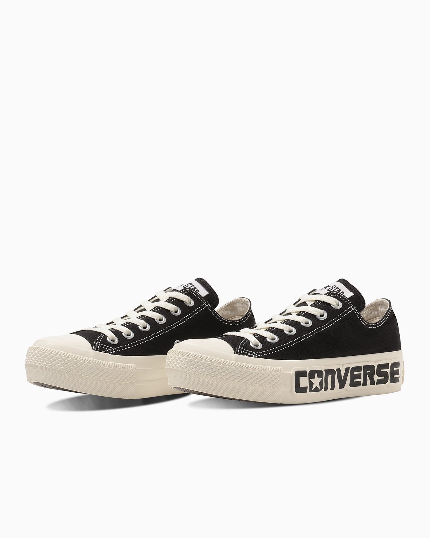Order (W) Converse All Star Platform Logo Patch Low Ox Sneakers Hitam 31312161