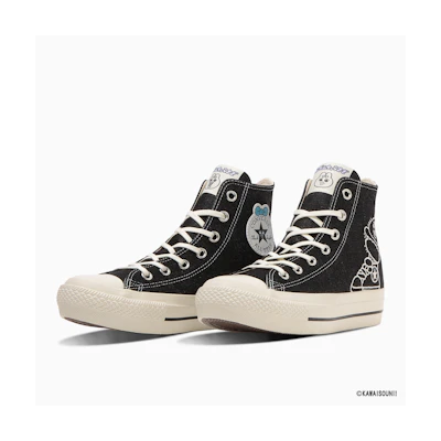 (W) Converse All Star Platform High 'Kawaisouni!' Black