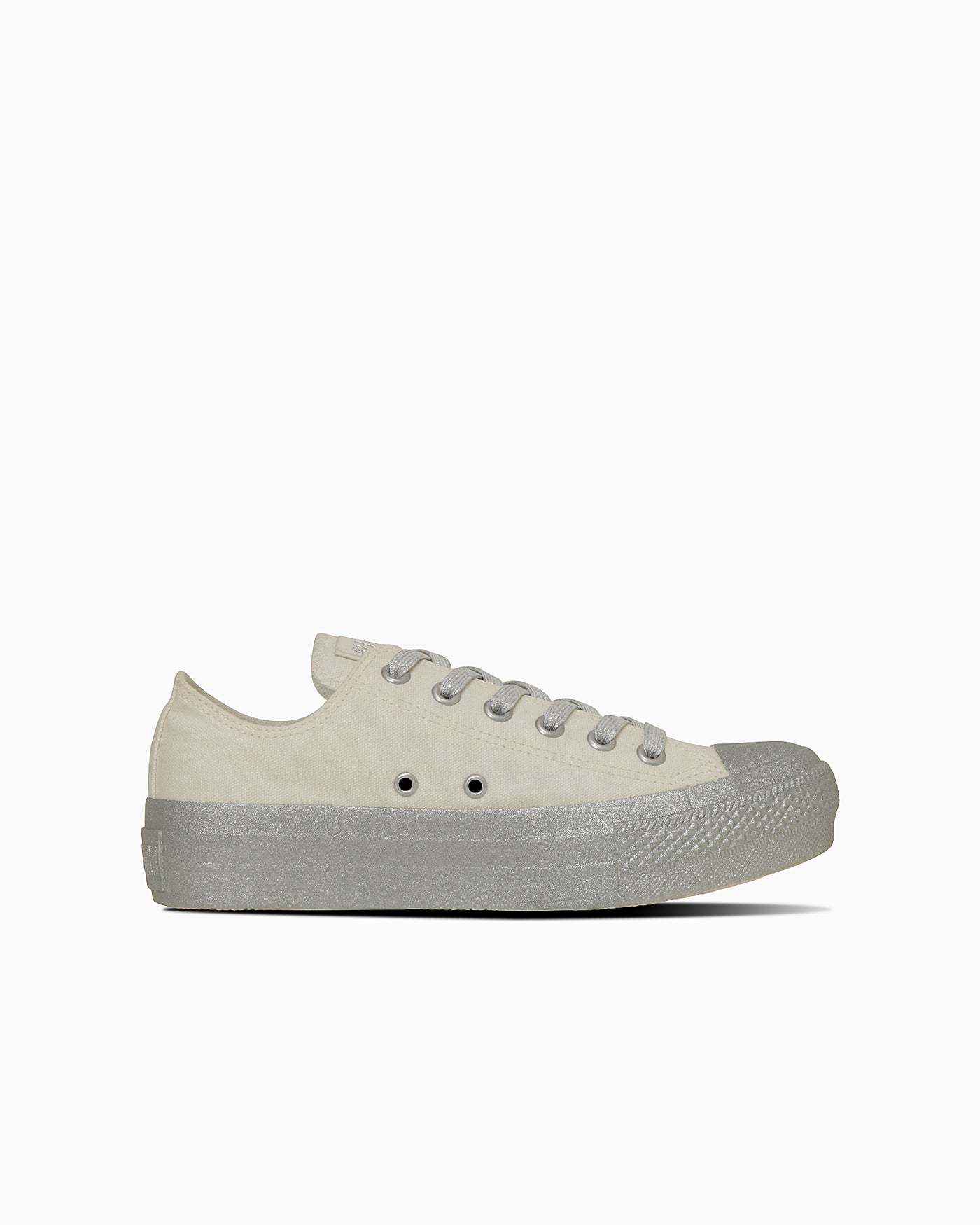 Order (W) 匡威All Star厚底闪光底低帮运动鞋 白/银 31314220