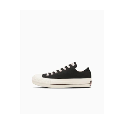 (W) Converse All Star Platforms Logo Deubre PG Ox Sneakers Black