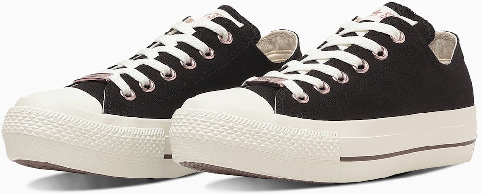 (W) 匡威All Star厚底Logo饰牌PG Ox黑色运动鞋 31317272 Order (W) 匡威All Star厚底Logo饰牌PG Ox黑色运动鞋 31317272