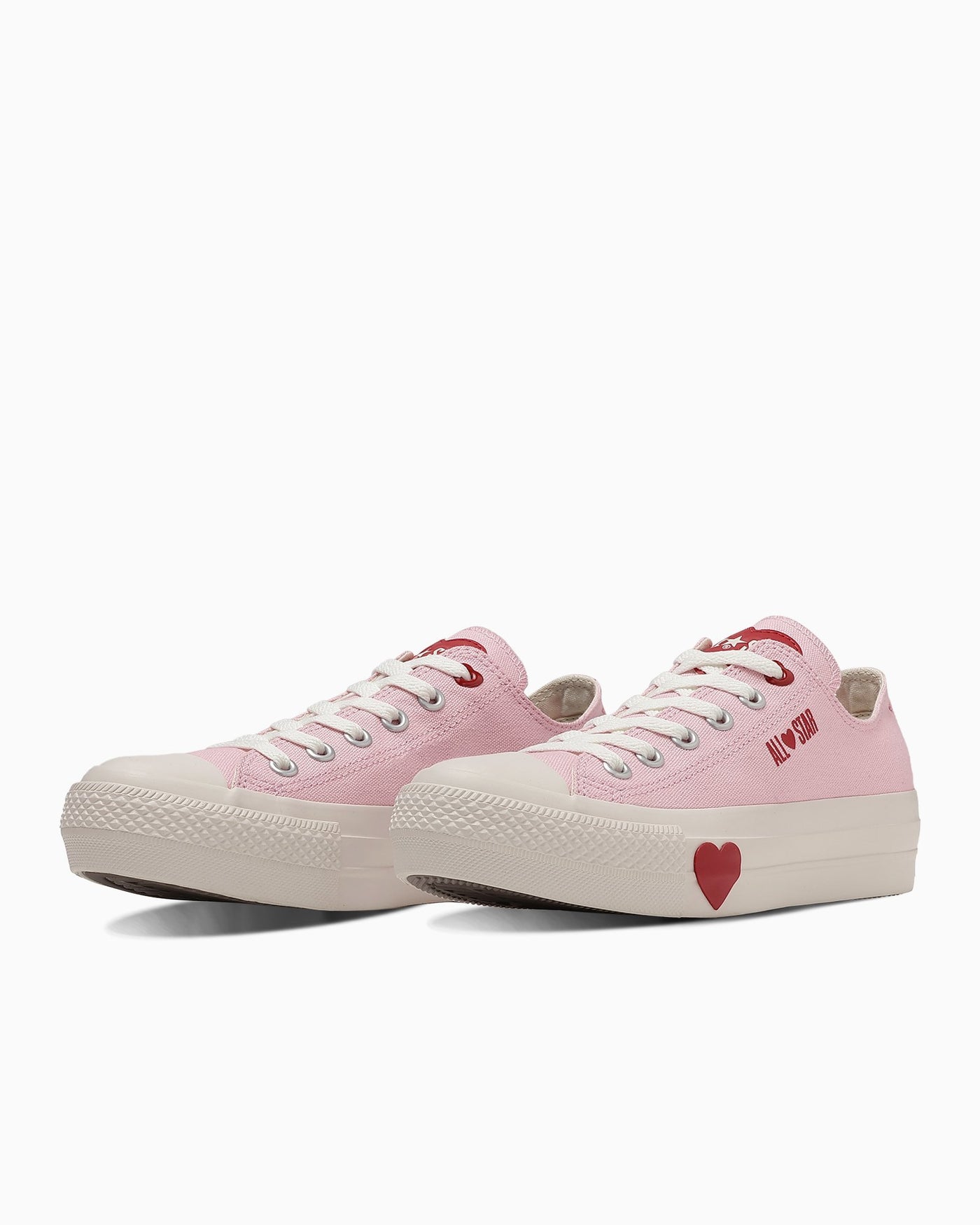 (Women) Converse All Star Platforms Many-Hearts OX Pink 31312760