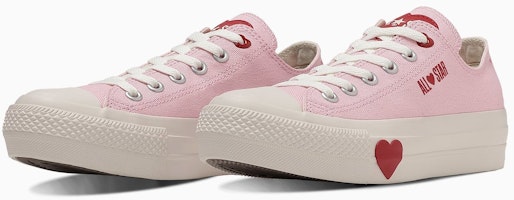 (Women) Converse All Star Platforms Many-Hearts OX Pink 31312760 (Women) Converse All Star Platforms Many-Hearts OX Pink 31312760