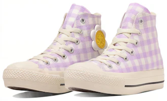 Lookbook Converse ALL STAR PLTS FLOWERPATCH HI 耐磨透氣 高筒 帆布鞋 女款 紫色