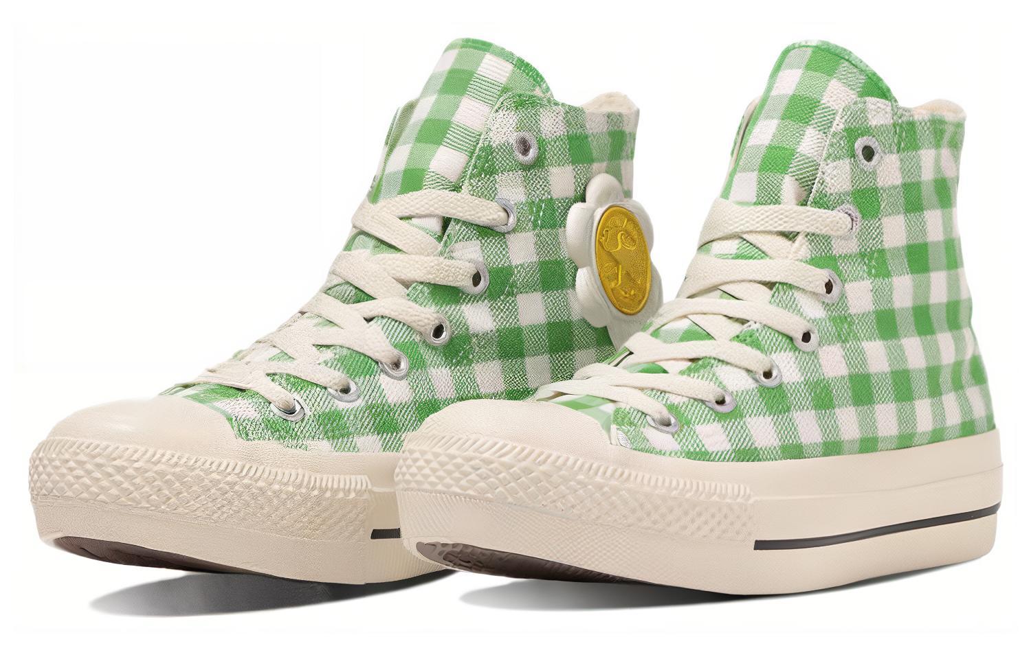 Lookbook (W) 컨버스 척테일러 플라워패치 하이 '그린' 31311050